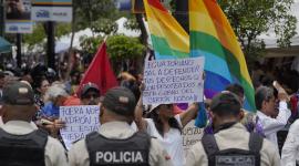Organizaciones y movimientos sociales marcharon en contra del gobierno de Daniel Noboa en Guayaquil