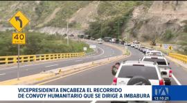 Convoy humanitario salió desde Tababela con destino a Imbabura, transportando alimentos, medicinas y gas de uso doméstico. La vicepresidenta de la República encabezó el recorrido.

Un reportaje de Karen Haro
