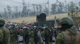 Convoy Humanitario de 1000 efectivos militares y policiales, organizado por el Bloque de Seguridad se desplazó a  Imbabura.