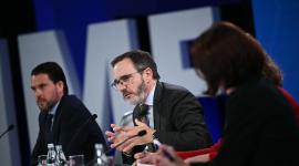 El FMI presentó su informe de perspectivas económicas en Washington.