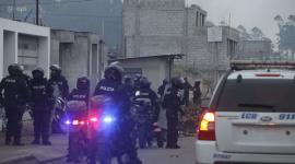 Un convoy con más de 1000 efectivos militares y policiales, organizado por el Bloque de Seguridad se desplazó a  Imbabura.