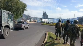 Menores asfixiados y heridos por enfrentamientos en La Esperanza en Otavalo