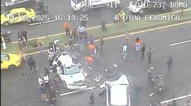 Dos automóviles chocaron trágicamente en la Ruta Viva.