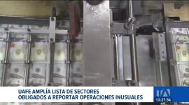 Seis sectores más pasarán a formar parte de la lista de sujetos obligados a reportar operaciones inusuales, entre ellos movimientos políticos provinciales y fundaciones nacionales. 

Un reportaje de Belén Merizalde