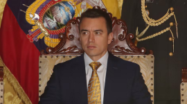 Daniel Noboa respondió a acusaciones de Correa sobre atentado con explosivos.