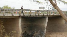 El puente de Churute fue una de las infraestructuras afectadas por atentados explosivos.