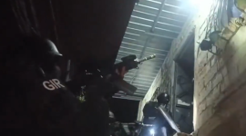 La Policía intervino en la cooperativa San Francisco, en el suburbio de Guayaquil.