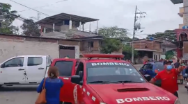 Los Bomberos acudieron a una escuela del cantón Balzar para atender una emergencia