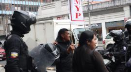La Policía Nacional reportó 137 detenidos en los 26 días de paro de la Conaie.