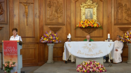 Misa del domingo con el padre Allan Mendoza desde la Capilla La Dolorosa del colegio San Gabriel de Quito.