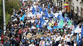 La Marcha del Agua, en Cuenca, se registró con una masiva convocatoria La marcha se concentró en el sector de San Roque