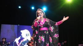 La artista Paulina Tamayo en una de sus presentaciones en el Teatro Nacional de la Casa de la Cultura Ecuatoriana, en 2019.