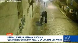 Un policía murió tras intentar detener a hombres que robaron una motocicleta en el sector de Colinas del Norte, en Quito. Los sospechosos llegaron armados al lugar y le dispararon antes de huir.

Un reportaje de Gustavo Jaramillo