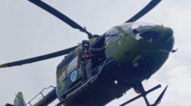 El sobrevuelo de helicópteros y aviones militares llamó la atención de moradores del norte de Quito