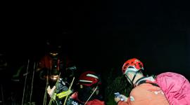 El Cuerpo de Bonberos de Quito participó en las tareas de rescate de las tres personas.