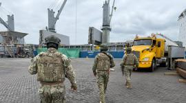 Milistares refuerzan la seguridad en la provincia del Guayas desde el 26 de octubre del 2025.