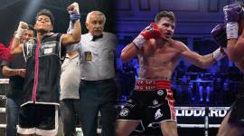 A la izquiera el boxeador ecuatoriano Antonio 'El Zurdito' Tzamarenda y a la derecha el ucraniano Taras Shelestyuk.