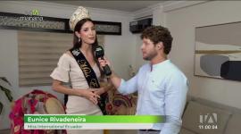 Visitamos a Eunice Rivadeneira, Miss Ecuador, para saber sobre sus próximos proyectos, voluntariados y el gran reto de representar al país en el Miss International.