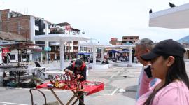 Los comerciantes y emprendedores de Otavalo volvieron a sus negocios tras un mes de paralizaciones.