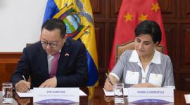 El Gobierno de Ecuador y el de la República Popular China suscribieron un convenio de cooperación económica