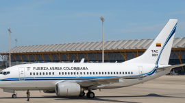 Imagen refrencial de un avión del Gobierno de Colombia.