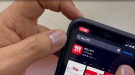 La aplicación del ECU911 permite reportar emergencias en tiempo real.