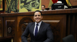 Rony Aleaga fue legislador de por el movimiento Revolución Ciudadana.