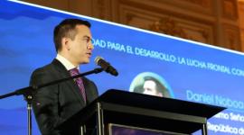Daniel Noboa durante su participación en la XXXVI Asamblea Plenaria del Consejo Empresarial de América Latina (CEAL).