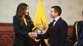 Kristi Noem y Daniel Noboa se reunieron previamente en julio de 2025.