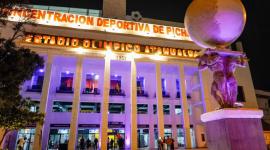 Así luce la imagen del estadio Atahualpa en su acceso por la avenida 6 de Diciembre.