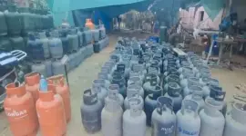 La Policía se incautó de 220 cilindros de gas, pero no hubo detenidos