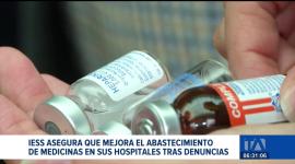 Tras varios meses de denuncias por la falta de medicinas en los hospitales del IESS, el presidente del directorio, Édgar Lama, afirmó que la situación ha mejorado. 

Un reportaje de Ever Moreira