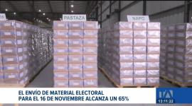 A seis días de que los ecuatorianos acudan nuevamente a las urnas, los hitos del proceso electoral se desarrollan según lo previsto. Hasta el momento, el envío del material electoral alcanza un 65%.

Un reportaje de Daniela Valencia