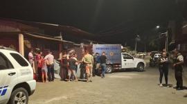 La Policía Nacional llegó al lugar del ataque armado en contra de un estudiante en Santa Ana, en Manabí.