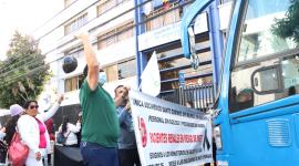 Quito, miércoles 12 de noviembre del 2025Diálizadoras, trabajadores y pacientes renales, llegaron al Edificio Zarzuela de IESS, para realizar un Plantón y exigir los recursos económicos por parte de estado.