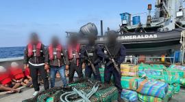 La operación se realizó en las costas de Ecuador.