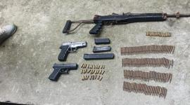 Las Fuerzas Armadas incautaron armas y municiones en distintos operativos a escala nacional.