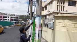 La campaña por la consulta popular se realizó en sitios concurridos de Quito