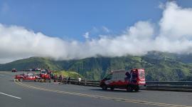 La vía Alóag - Santa Domingo fue cerrada parcialmente por siniestro de tránsito.