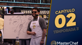 Nexar en el desafío sin palabras de la tercera temporada de MasterChef Celebrity.