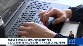 Expertos alertan una nueva modalidad de fraude digital en Ecuador: el smishing por caducidad de millas. Se trata de mensajes de texto en los que se engaña a usuarios con el objetivo de robar información financiera.

Un reportaje de María Fernanda Utreras