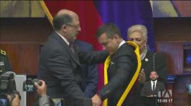 Daniel Noboa cumple dos años en la presidencia de la República. El discurso conciliador con el que empezó su gestión evolucionó.Un reportaje de Belén Merizalde