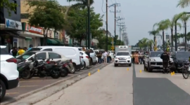 Armados atacaron a un empresario que se movilizaba en un vehículo de alta gama en Samborondón.