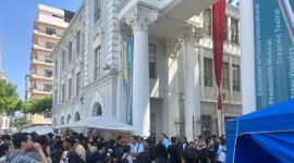 Decenas de personas participaron en el simulacro realizado en Guayaquil este viernes 28 de noviembre.