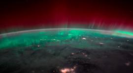 Las auroras boreales son un espectáculo que pocos han disfrutado desde el espacio