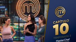 Giovanna, Virginia y Josh en el capítulo 10 de la tercera temporada de MasterChef Celebrity Ecuador