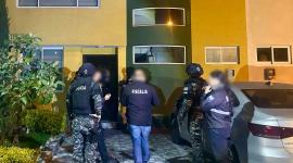 La Fiscalía y policía de Ecuador tuvieron el apoyo de HSI para el operativo