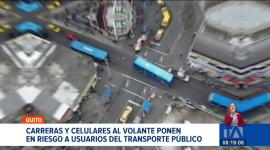Competencias entre unidades, no respetar las paradas y conducir utilizando el celular figuran entre las infracciones más comunes de los choferes del transporte público en Quito. 

Un reportaje de Mishell Villacís