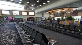 Autoridades locales y de Quiport inauguraron la ampliación del Aeropuerto Mariscal Sucre.