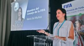 María Sol Muñoz, ecuatoriana miembro del Consejo de la FIFA.